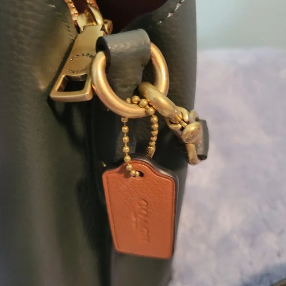 Coach Willow Color Block Leather Shoulder Bag